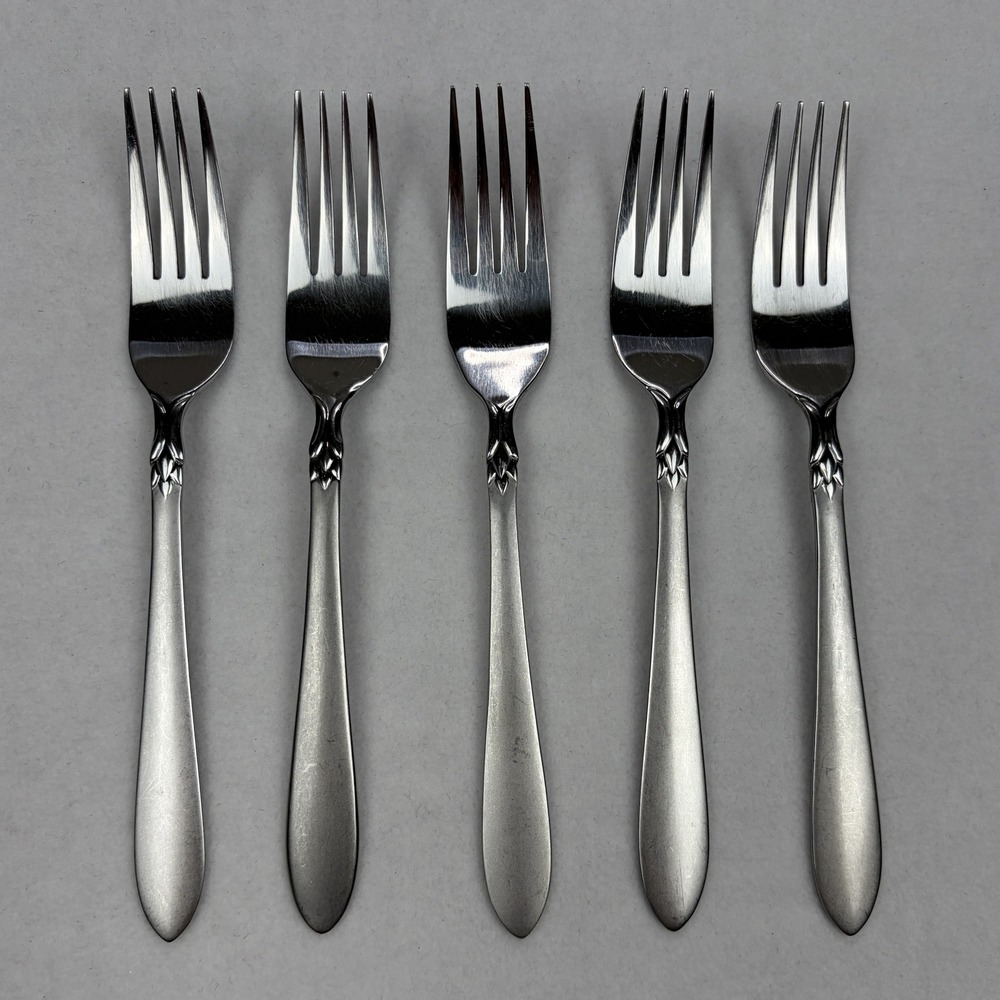 Oneida Simba-Jacqueline Stainless Steel Dinner Forks Set of 5
